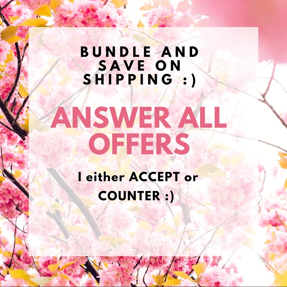 Don’t like a price ? Offer me & Bundle SALE